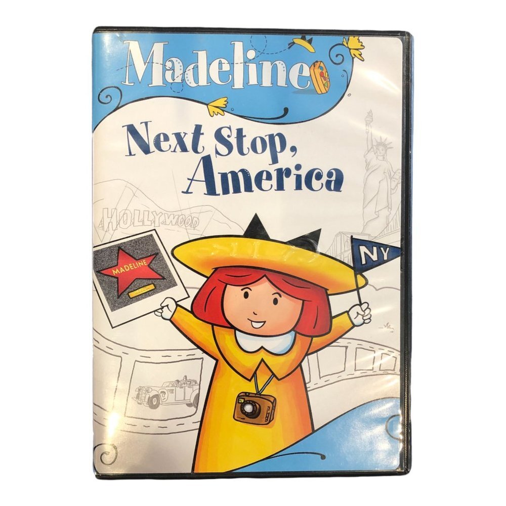 Madeline Next Stop America DVD 2008 G Family Animated Movie DVD